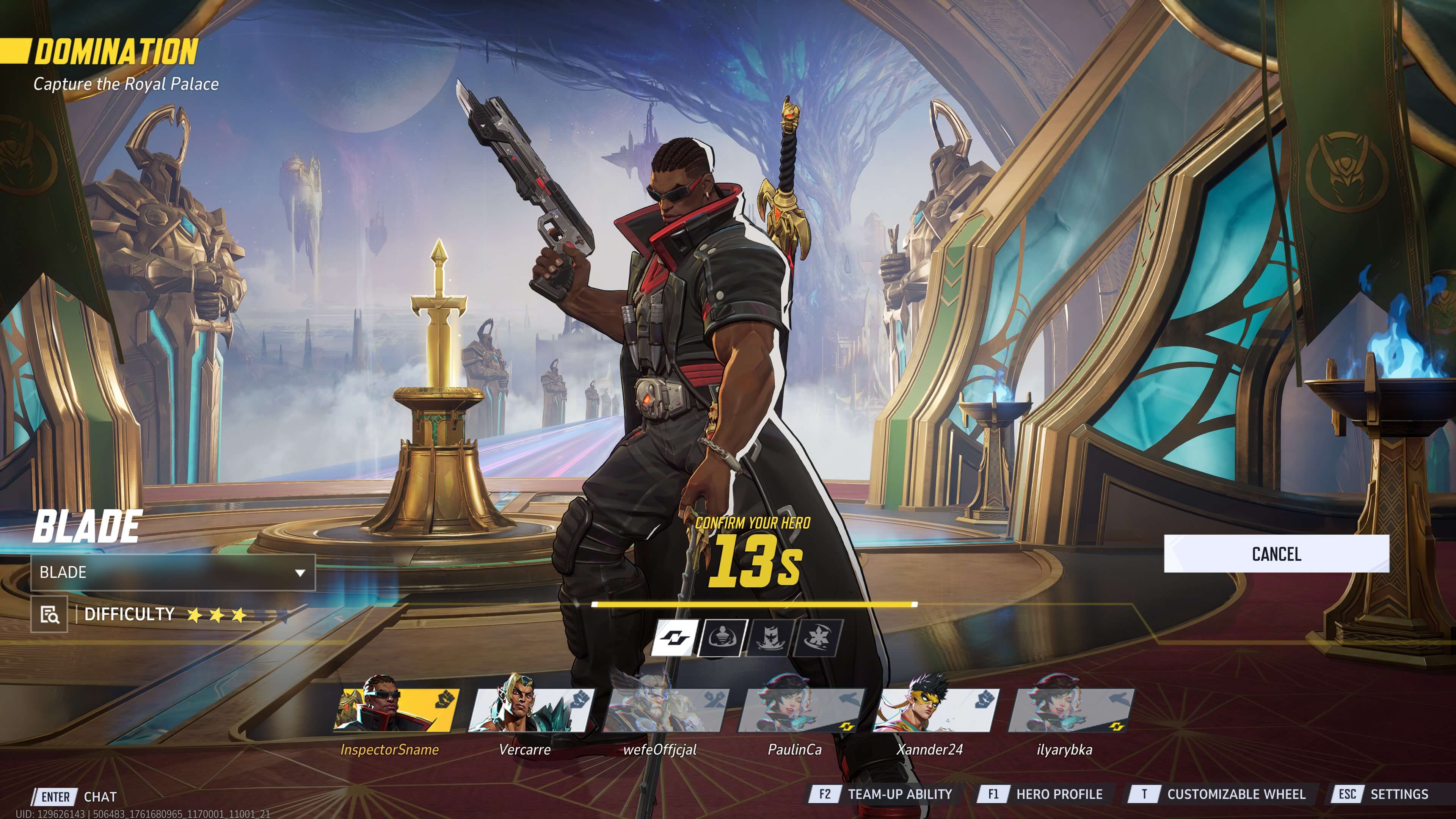 Bots in the Marvel Rivals lobby