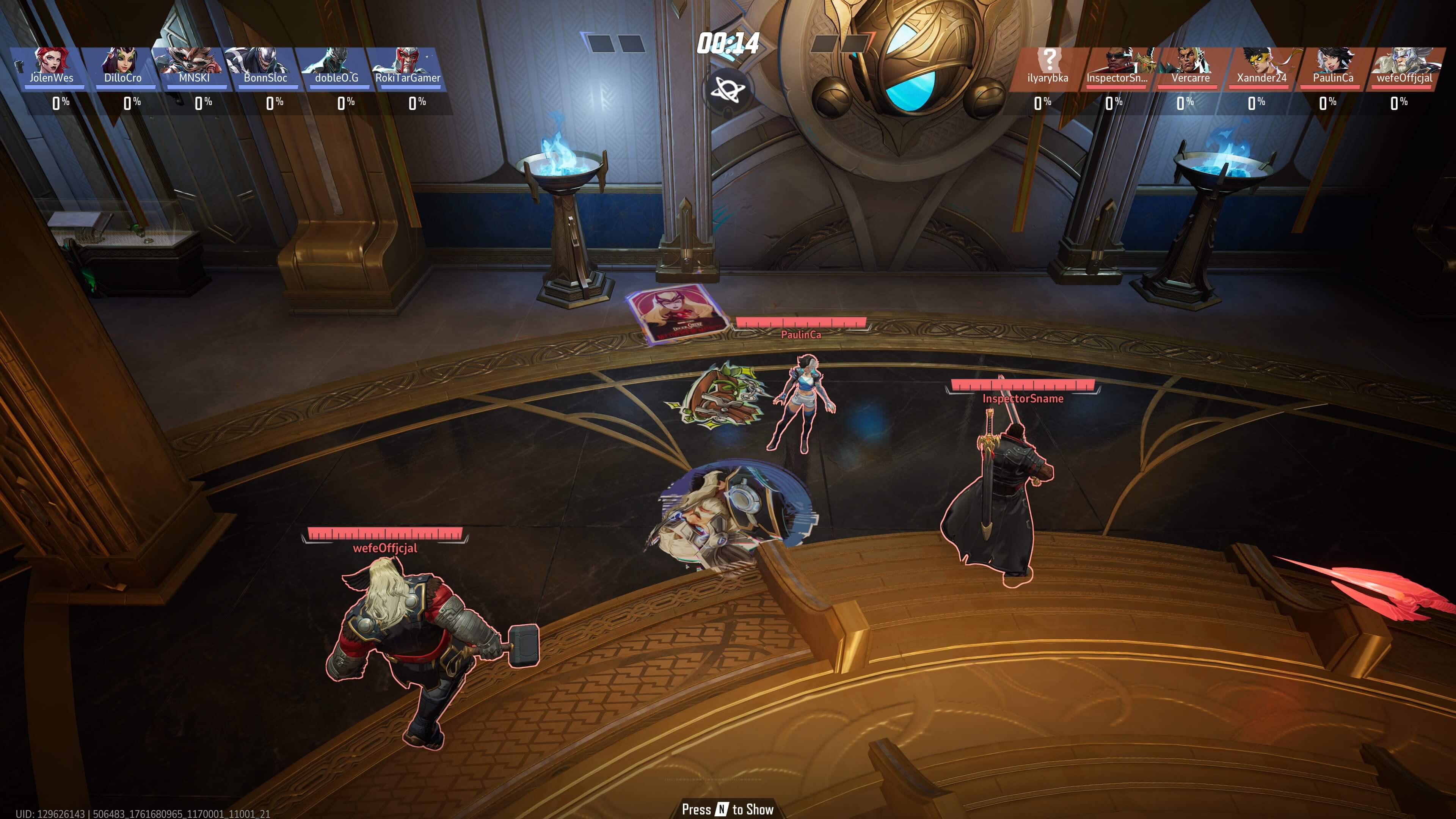 Bot sprays in Marvel Rivals